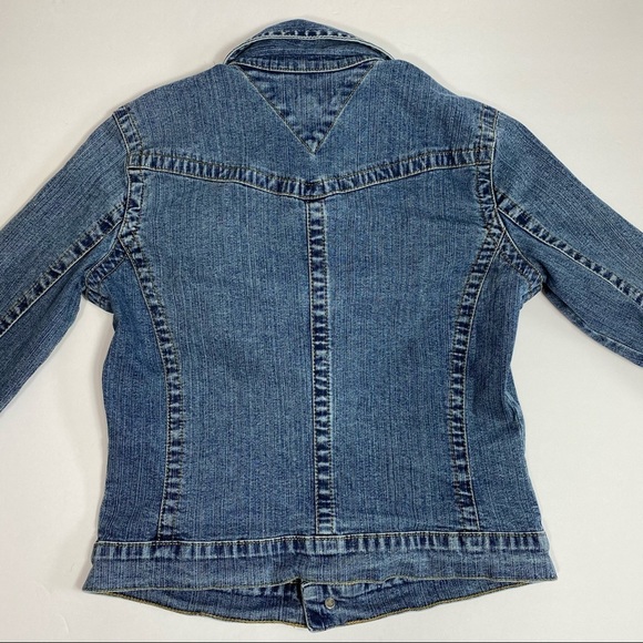 Vintage 90s Tommy Hilfiger Denim Jean Jacket M - Picture 12 of 12